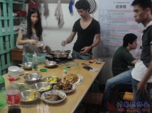 20130601技术部与外联部自由组织庆六一开锅联谊活动