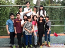 20140412网络部组织金花茶公园部门联谊游玩活动（01）