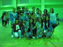 20141106协会积极参加院社团第八届社团活动月开展的活动（铁人三项决赛）