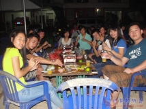 20131011组策部与外联部开展昌隆烤鱼交谈联谊活动（01）